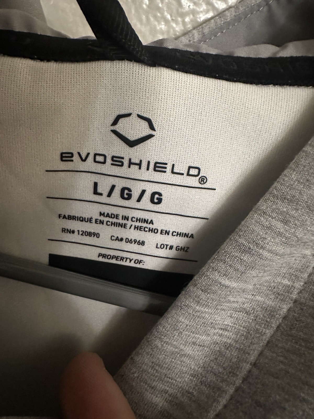 EvoShield Men’s CS99TV Baseball Pottstown University Sleeveless Hoodie – Size L