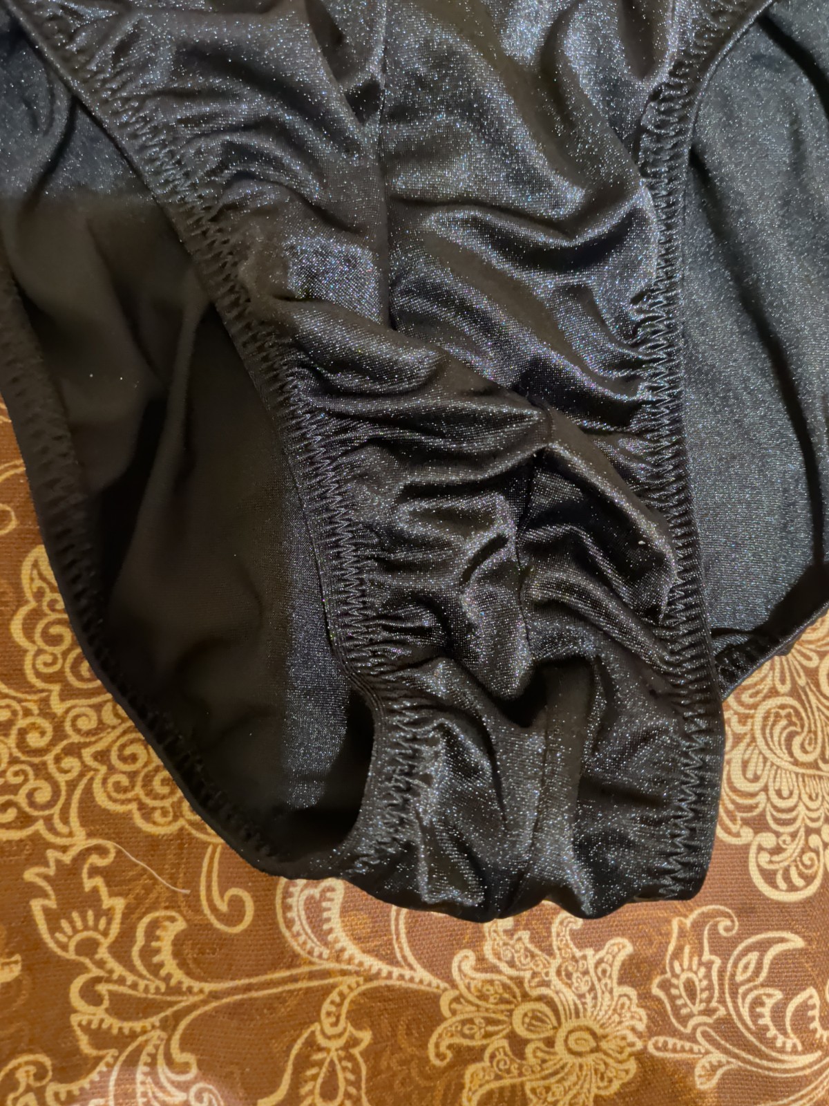 Vtg Andrea’s Cahling Men’s Posing Trunks Swim Brief Size XL