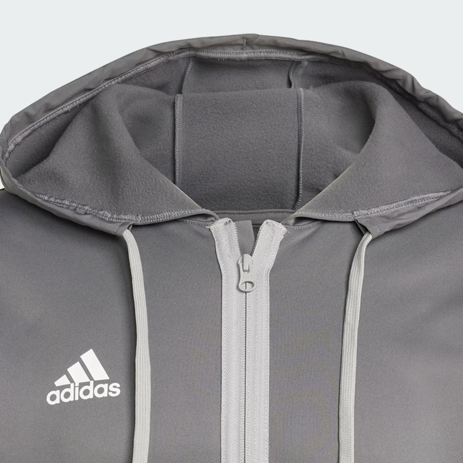 adidas Team Issue Full Zip Hoodie Grey Unisex Athletic Sweatshirt S to 3XL