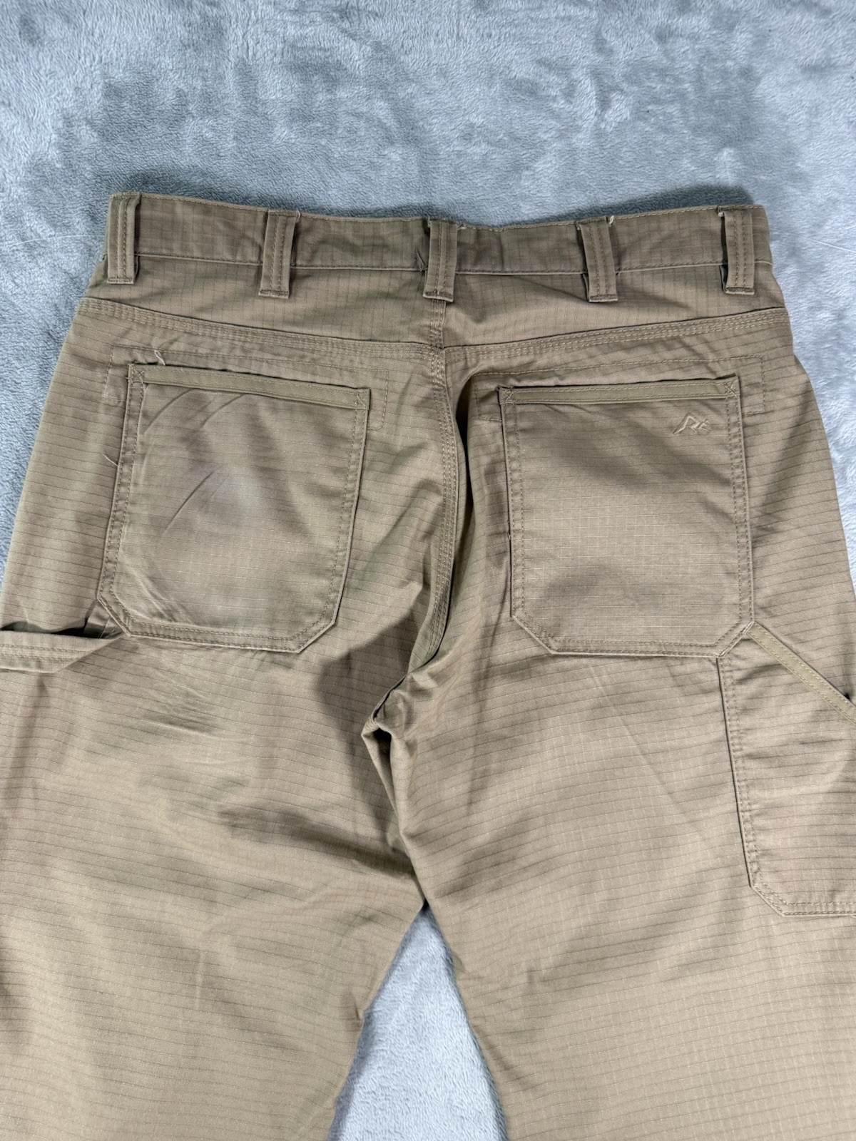 Ridgecut Pants Men’s 36×32 Tan Carpenter Ripstop Workwear