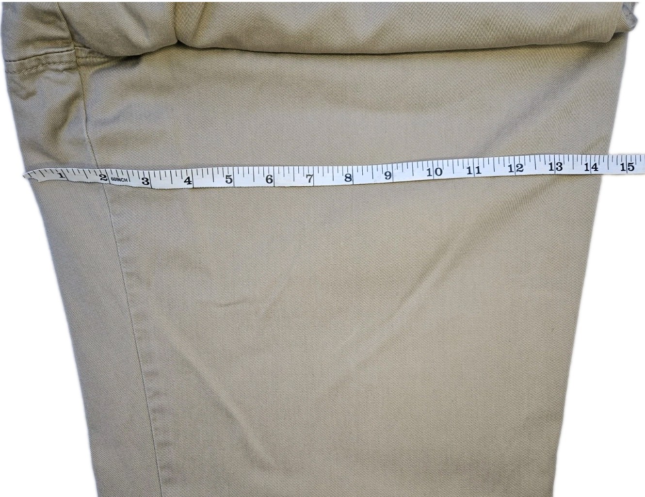 District Beige Chinos Mens W38 L31 Regular Fit Cotton Smart Casual Trousers Pant