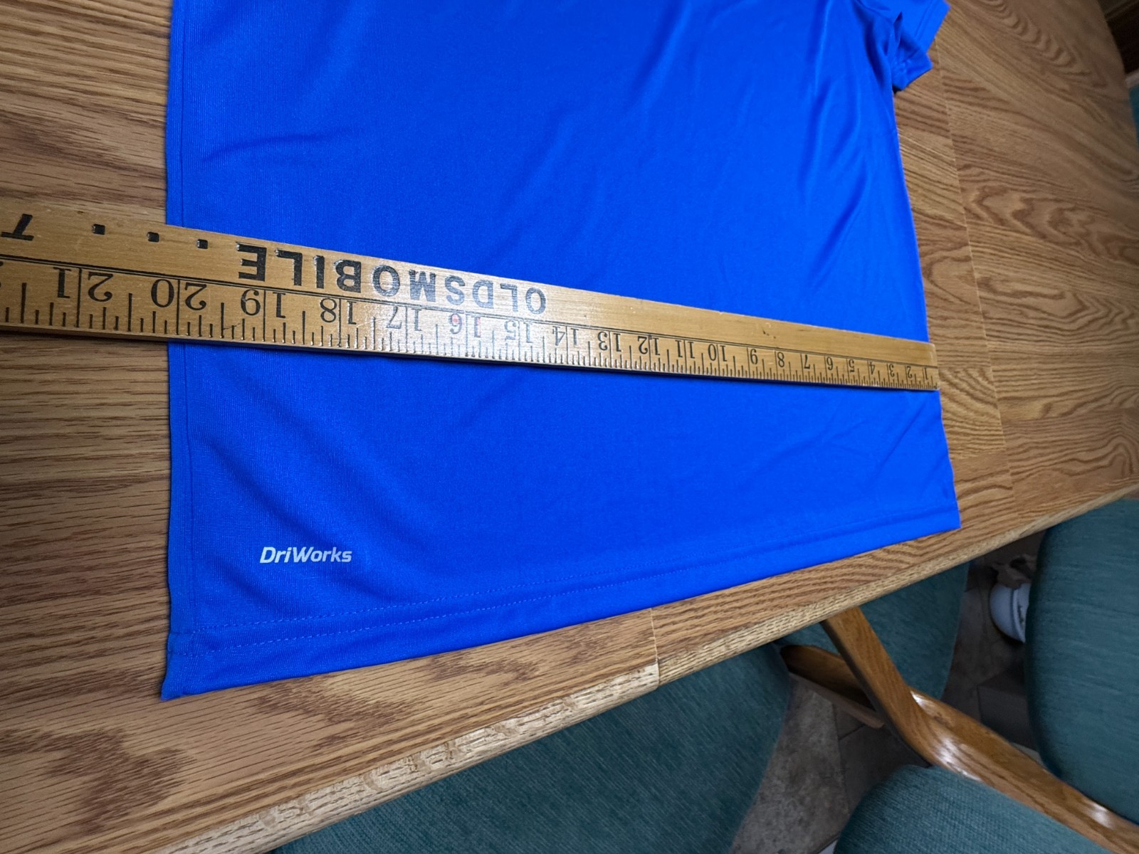 Athletic Works Men’s DriWorks Performance T Shirt Royal Blue Size Medium