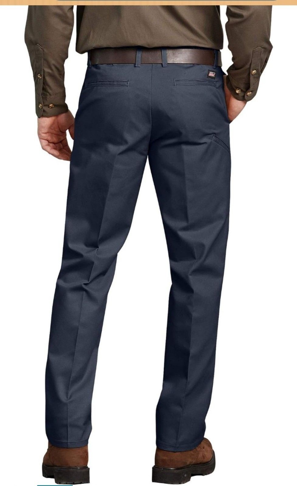 Dickies Genuine Men’s Flat Front Comfort Waist Flex Work Pant