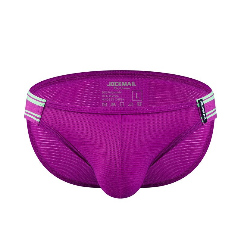 JOCKMAIL Men’s Underwear Mesh Breathable Quick Drying Sports Fitness Briefs