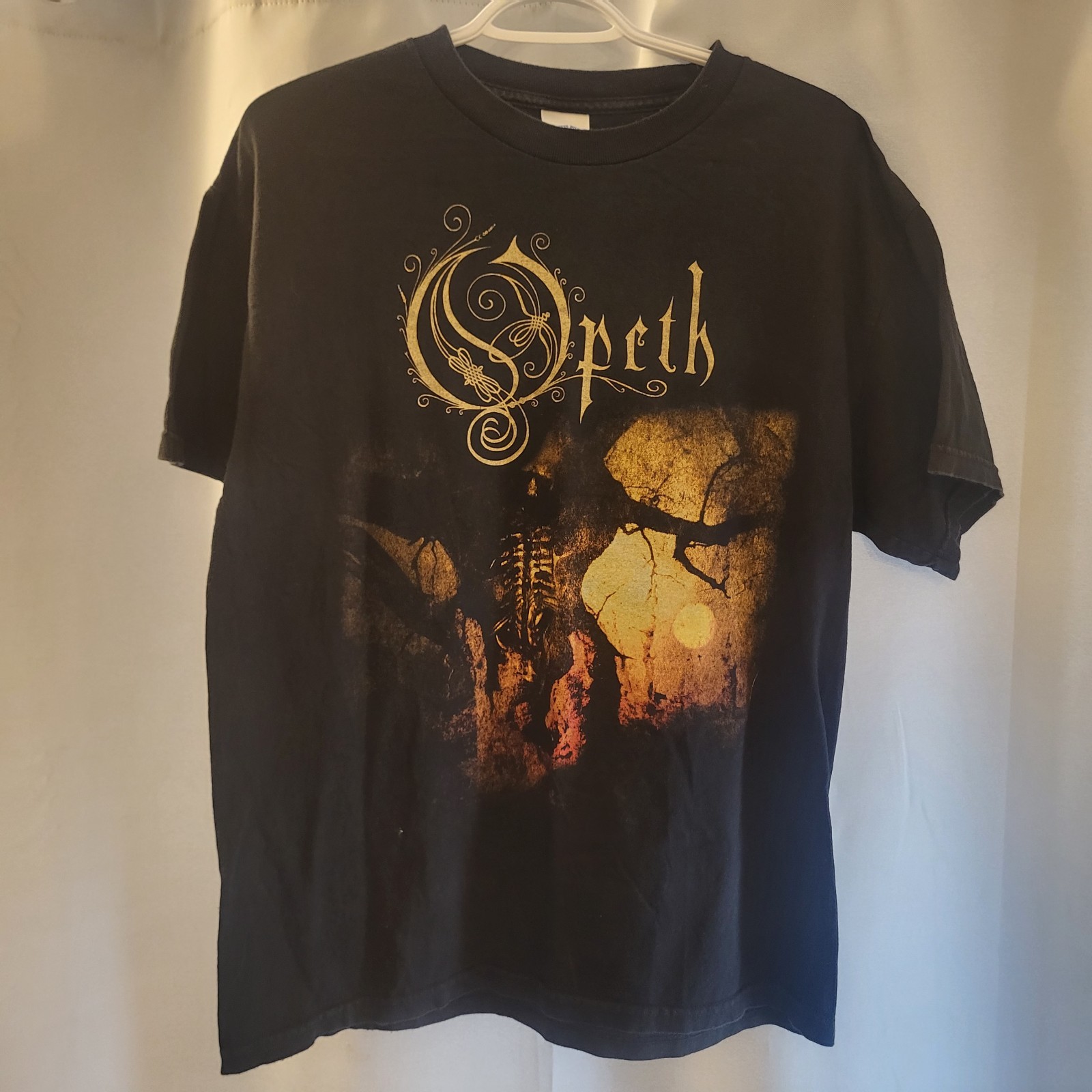 Vintage OPETH Ghost Reveries Band T-Shirt Mens Size L Black