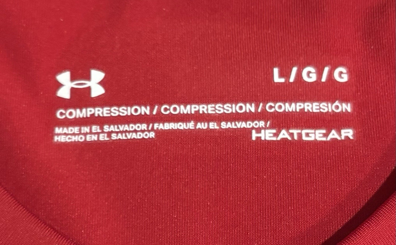 NWT Under Armour Long Sleeve HeatGear Compression Shirt Red 1361524-834 Men’s L
