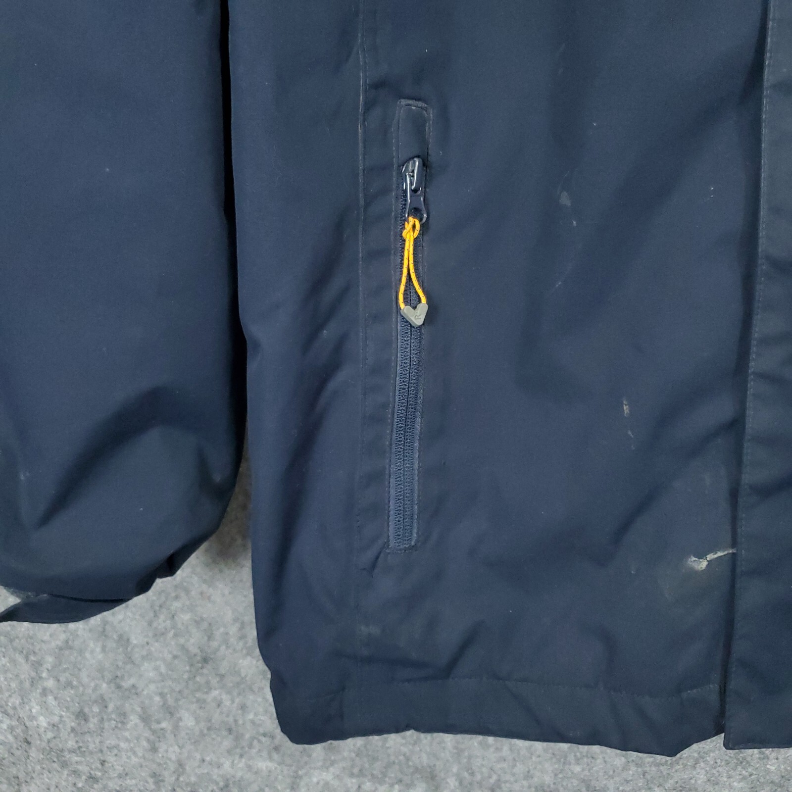 Regatta Great Outdoors Mens Hydrafort Black Full Zip Hooded Jacket Size Medium M