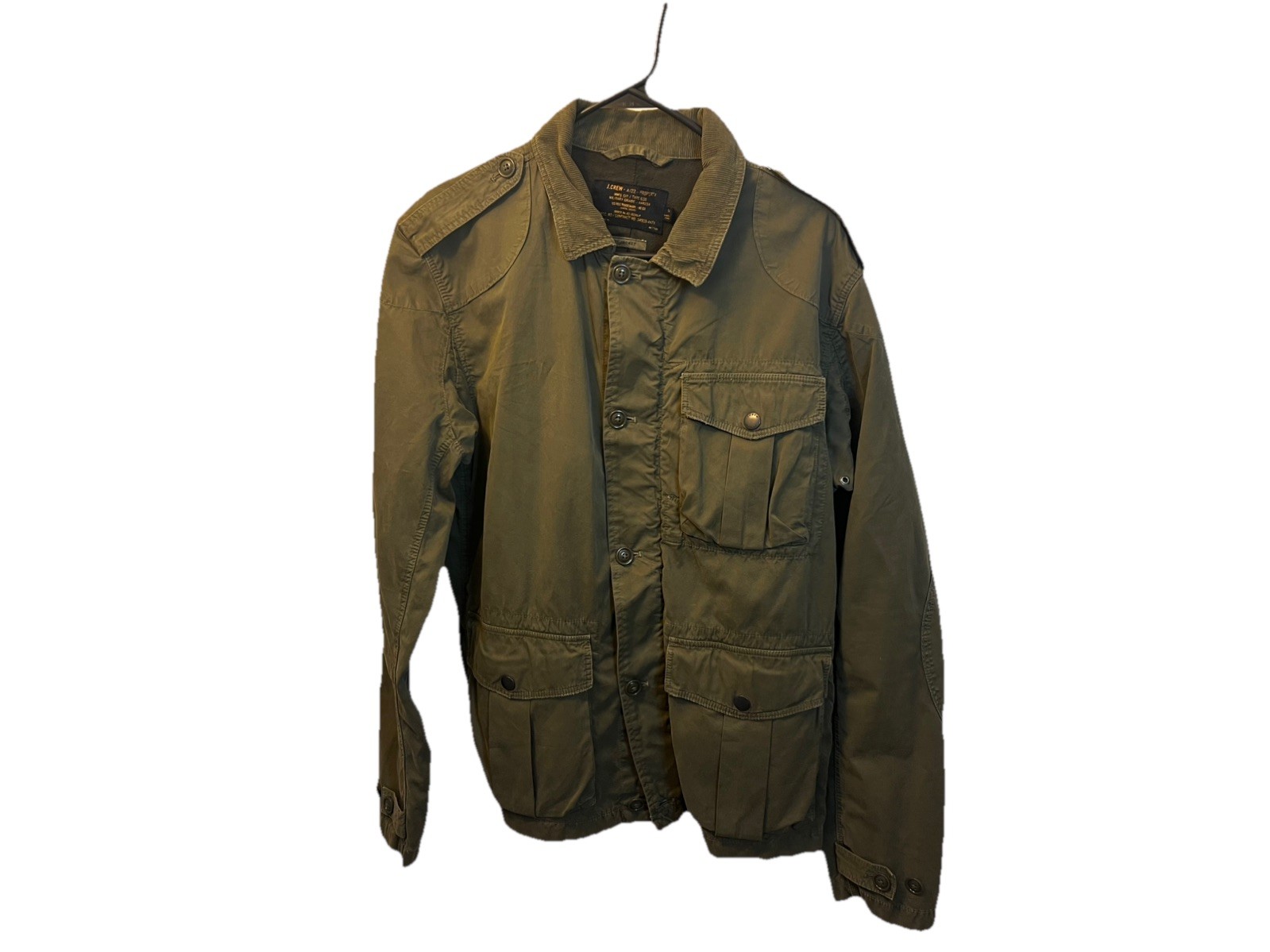 J.Crew A22 G38 Military Grade Cadet Field Utility Jacket Mens Medium