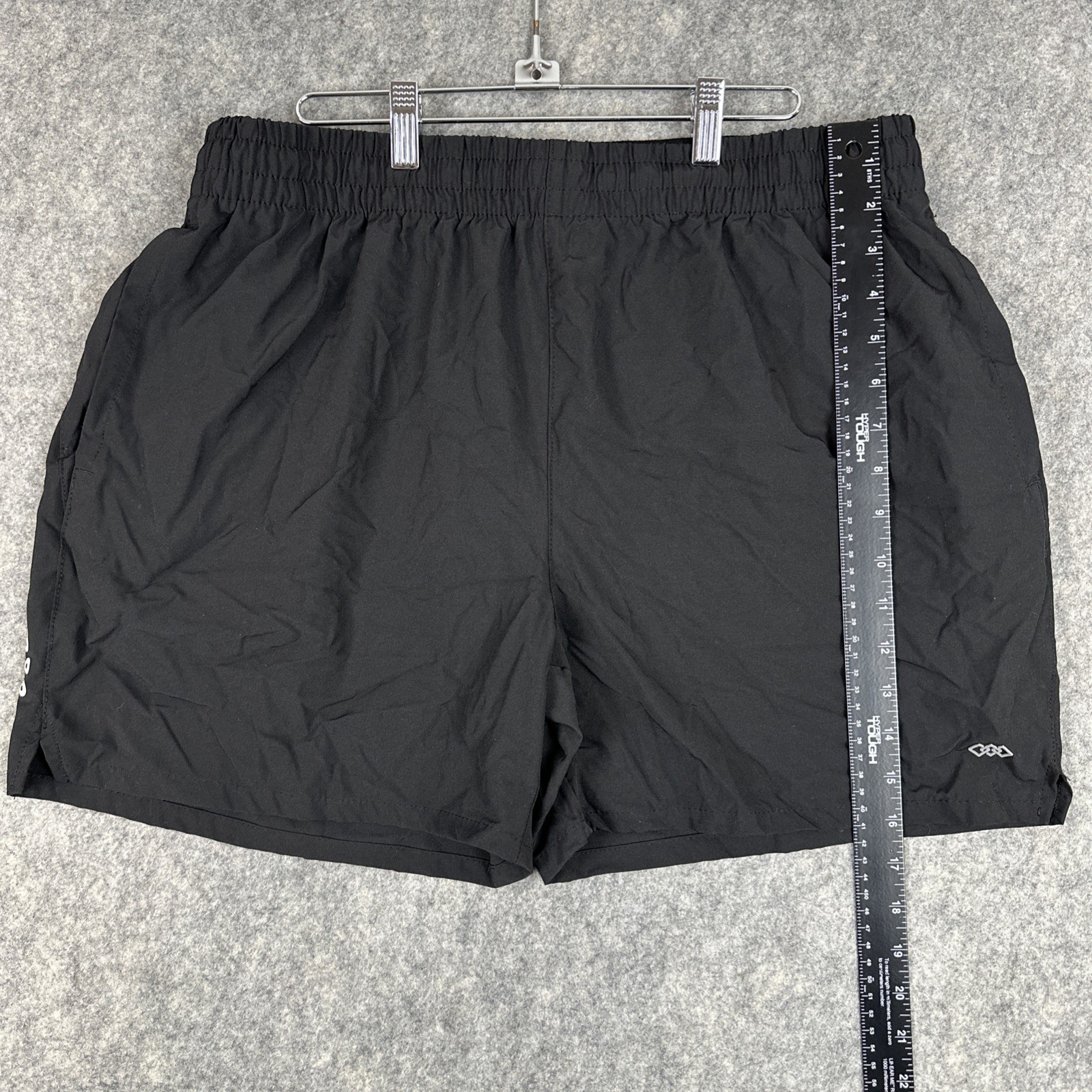 LEG3ND Performance Shorts Mens XL Black Running Reflective Athletic Gym Lifting