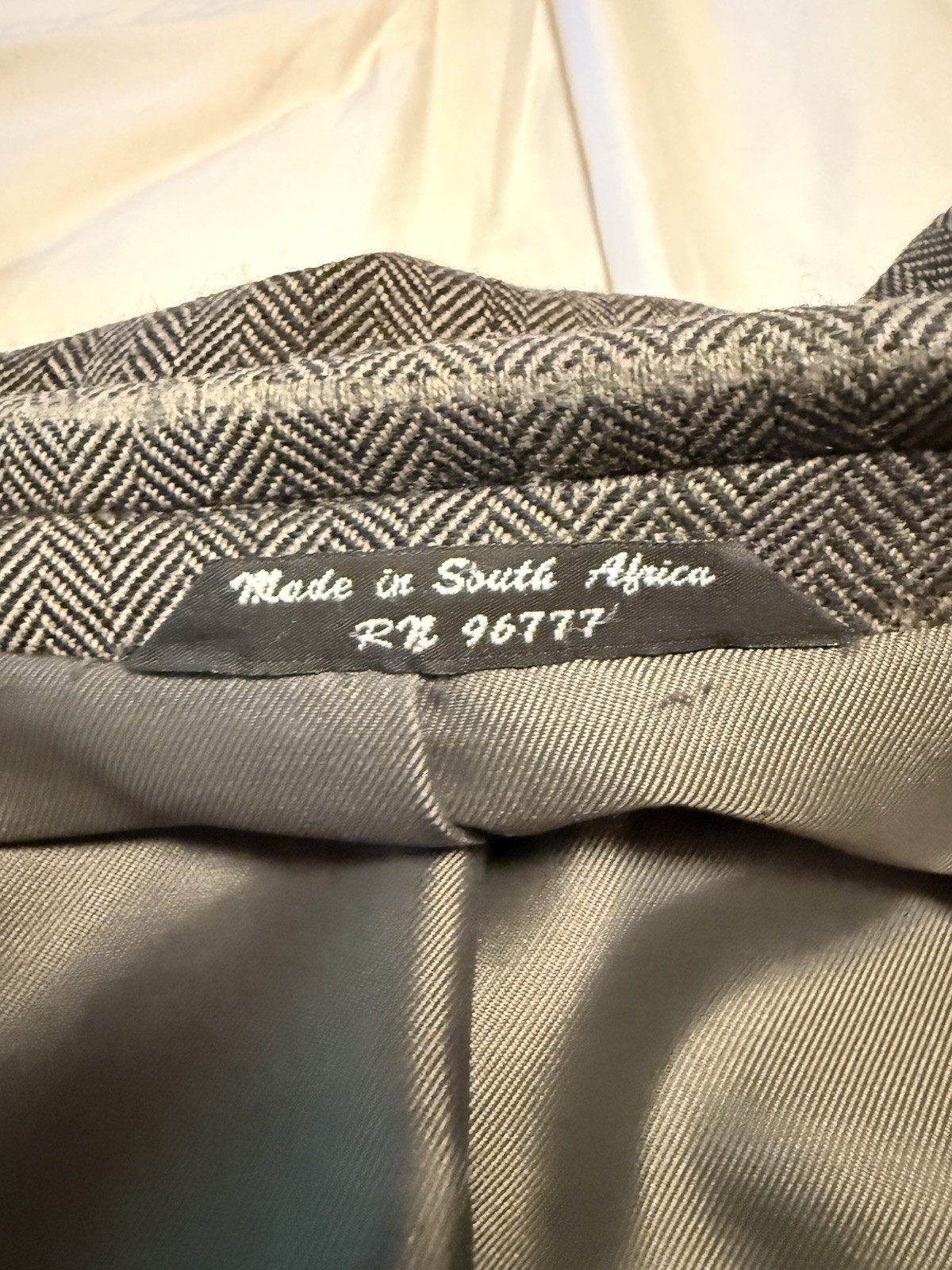 BIOS Le Collezioni Men’s Lambswool Blazer Jacket 46R- Made in South Africa