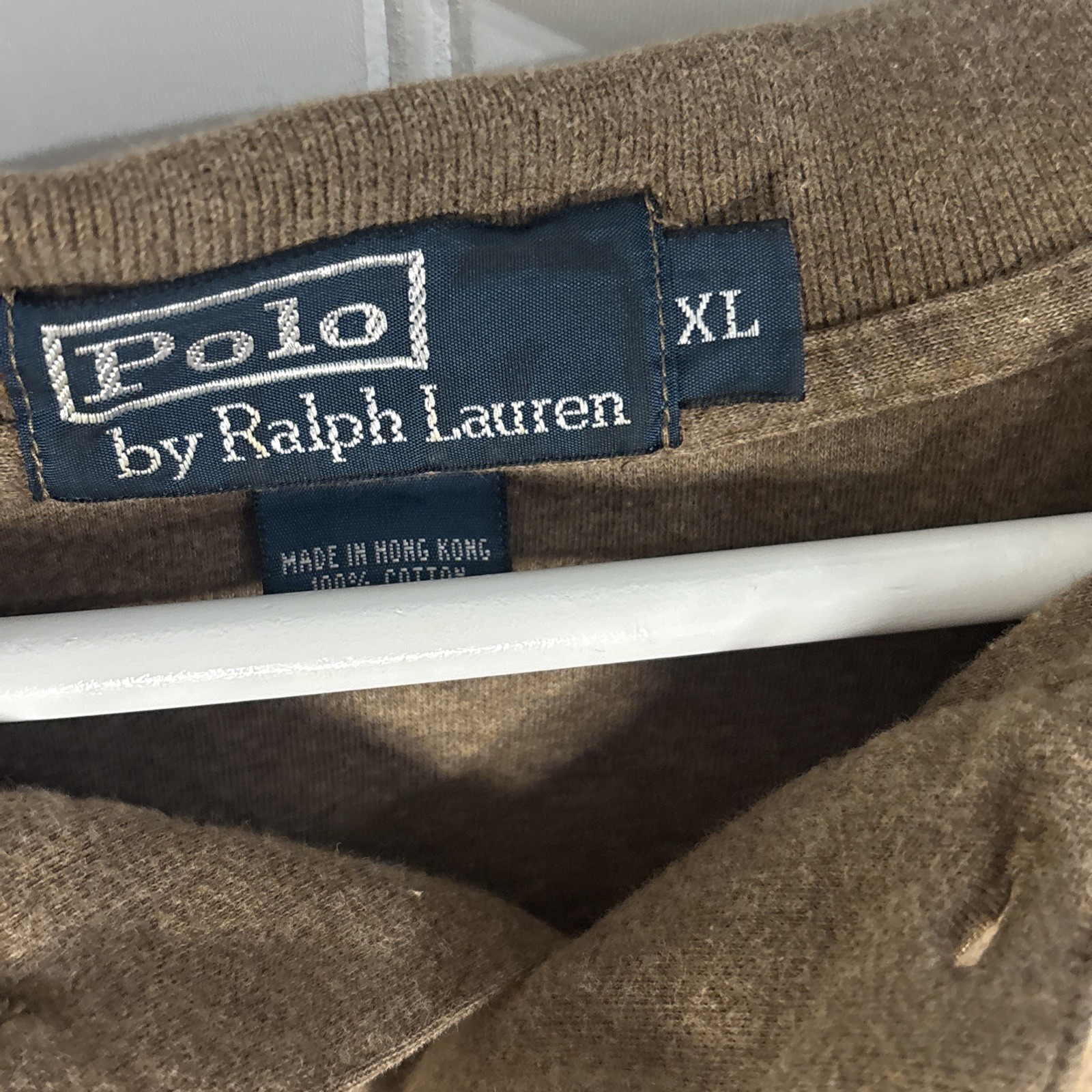 Vintage Polo Ralph Lauren Brown Polo Shirt XL