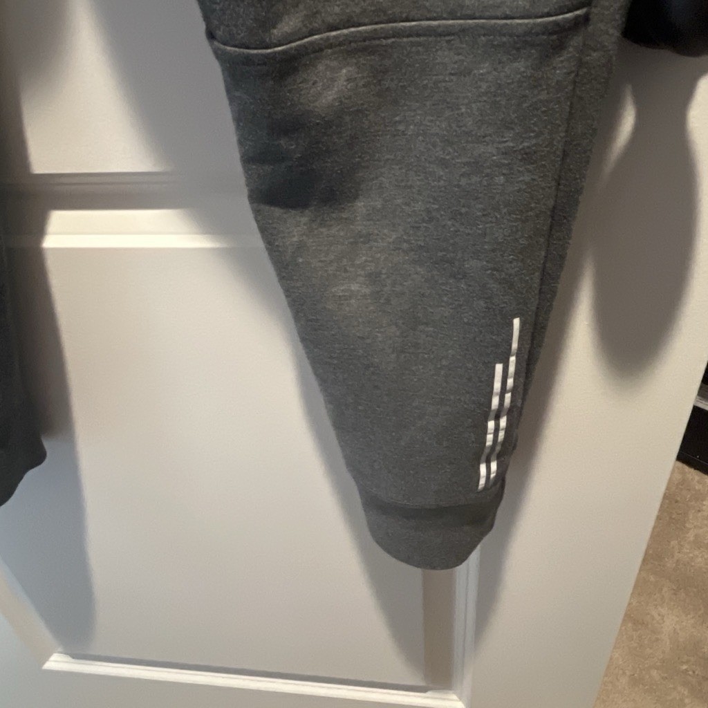 Kenneth Cole Active Men’s Gray Jogger Pants L Drawstring Elastic Waist Pockets