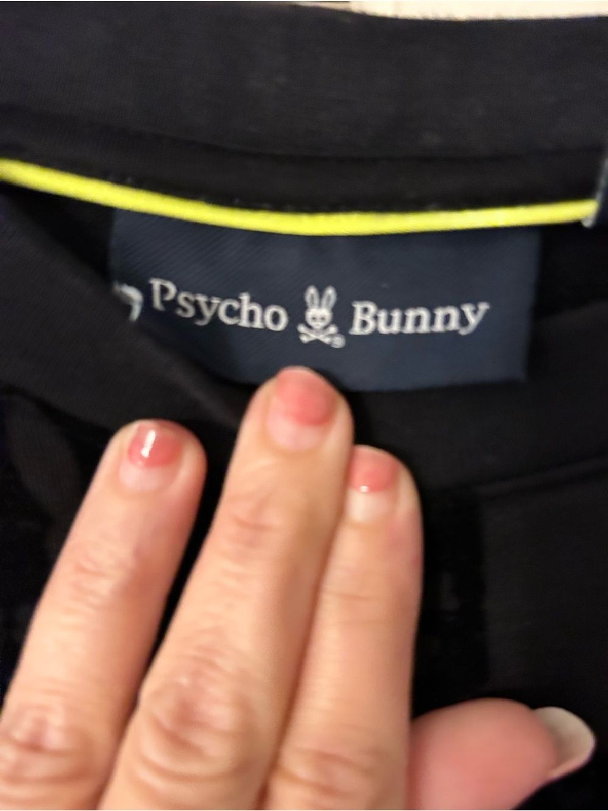 Psycho Bunny Black/Charcoal Checker Logo Romeo sweatshirt