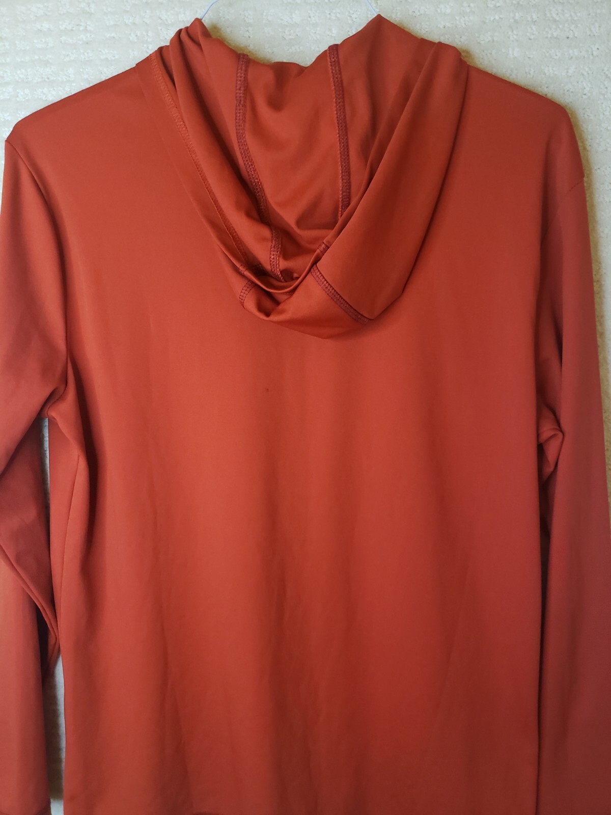 OCEAN & COAST Men’s S Red Fishing Hoodie Sun Protection L. Sleeve T-Shirt New!