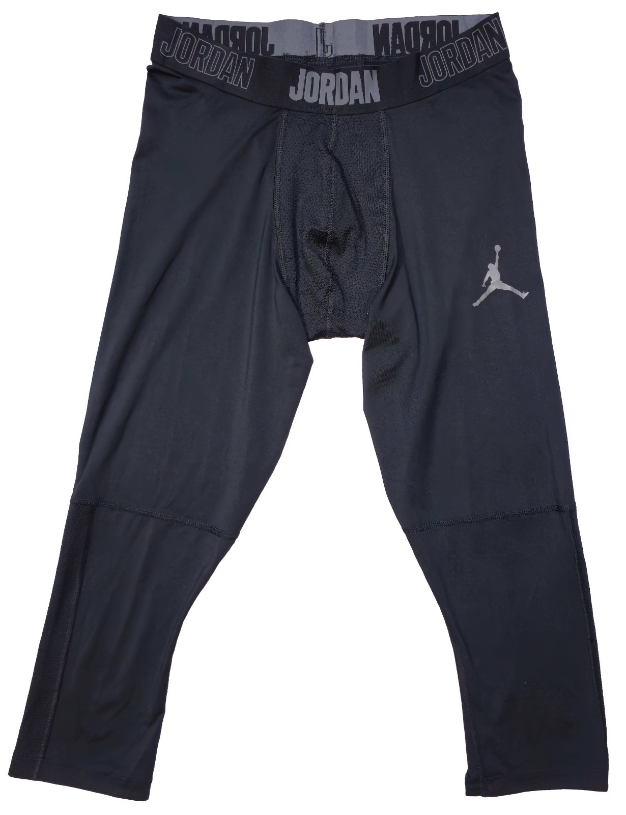 Nike Air Jordan Pants Men’s Black Compression Training Pants Size M Waist 30 In