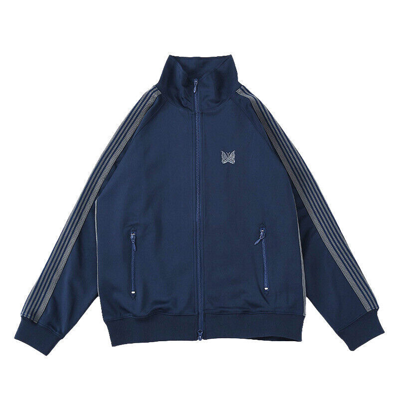 Quality Embroidered Needles Track Classic Stripe Jacket