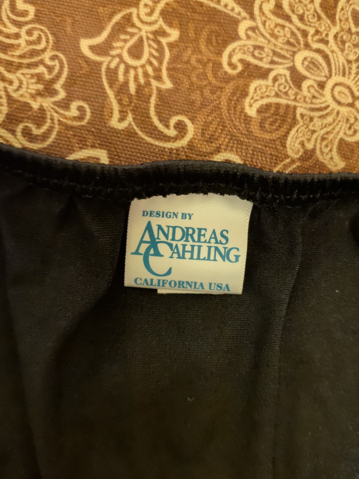 Vtg Andrea’s Cahling Men’s Posing Trunks Swim Brief Size XL