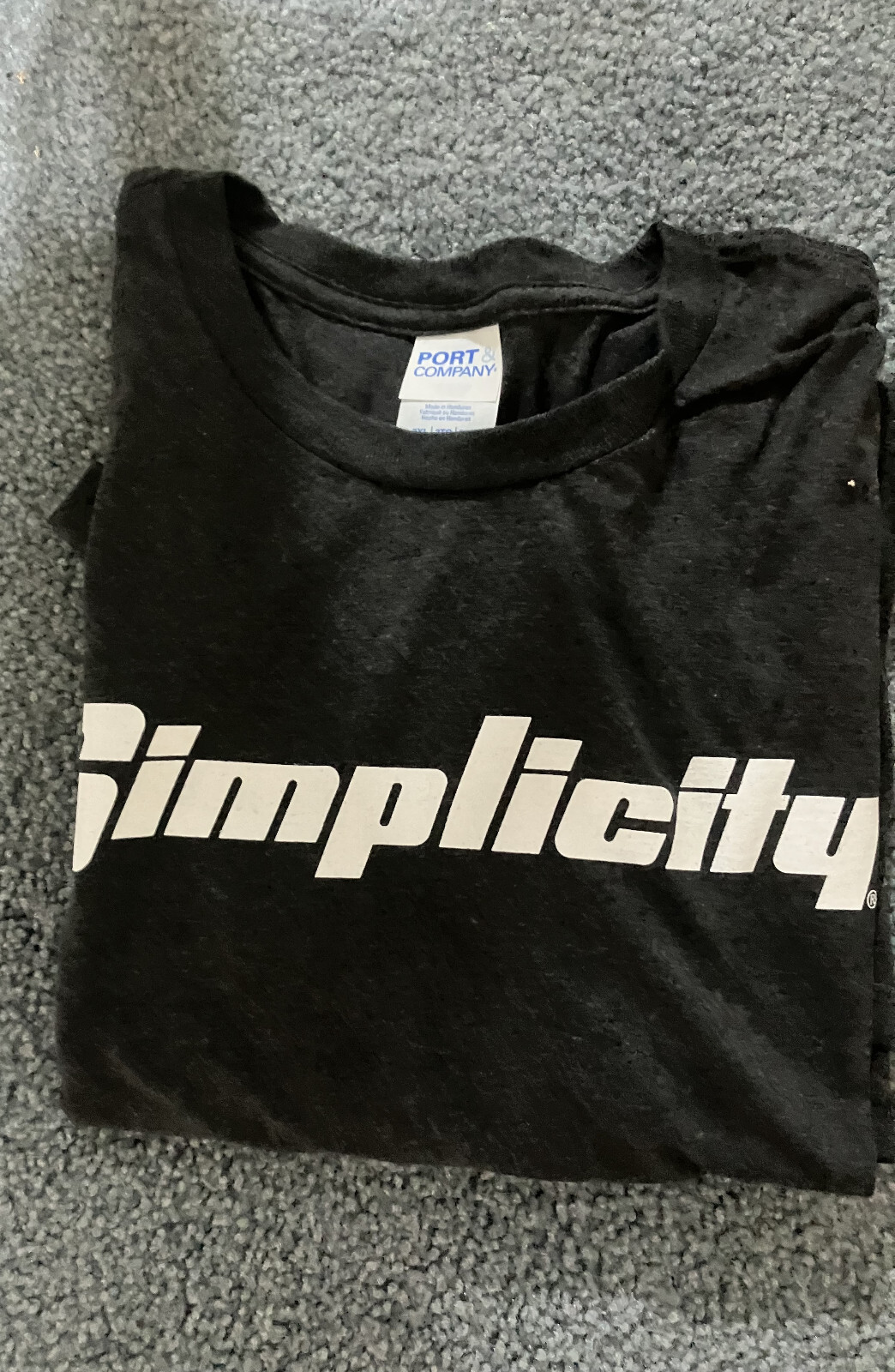 Simplicity Mower- Black TShirt Size: Medium-New-Free Shipping