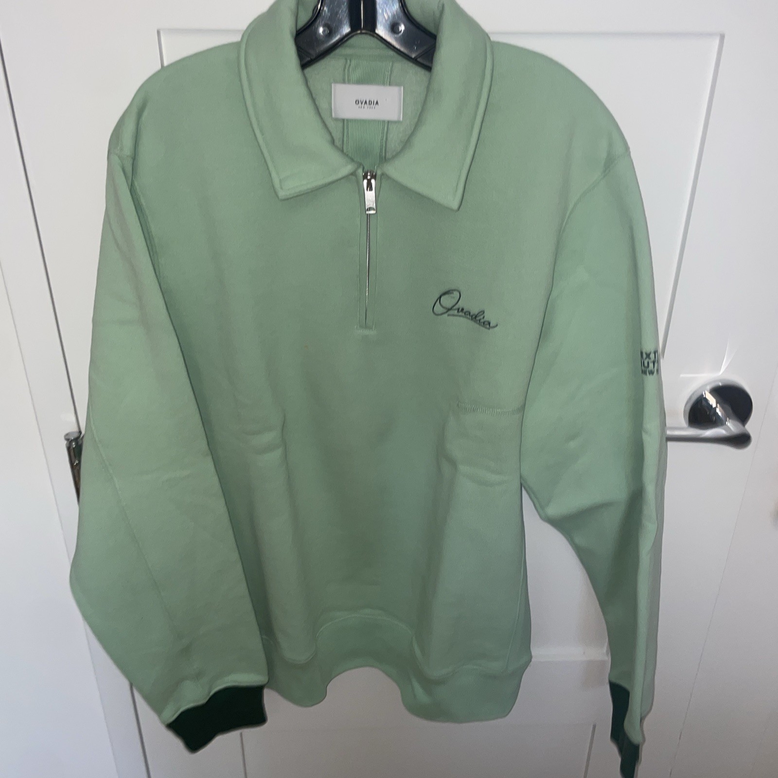 RARE Ovadia & Sons NY x EXTRA BUTTER Zip Long Sleeve Sweater Mens Sz Small $190