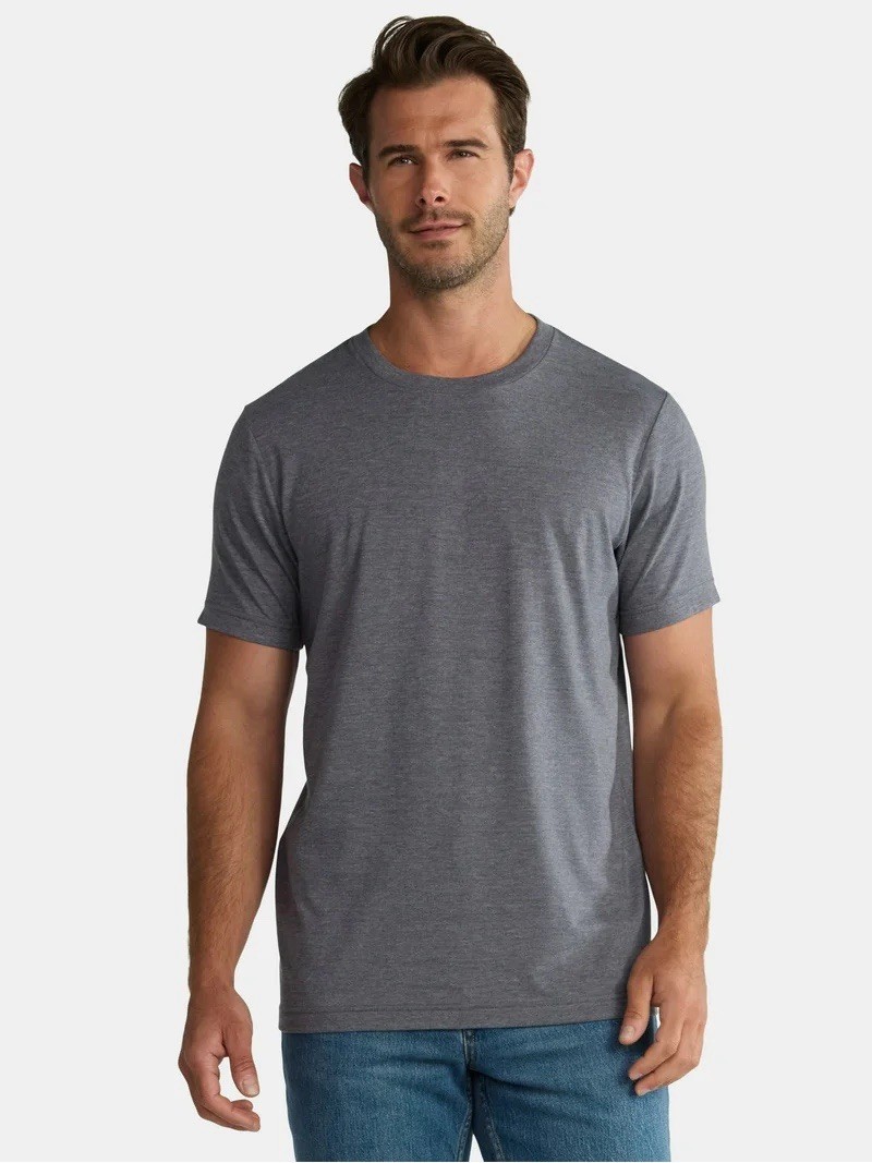 Men’s Classic Fit Crewneck T-Shirts 3-Pack Size Small Short Sleeve (NEW)