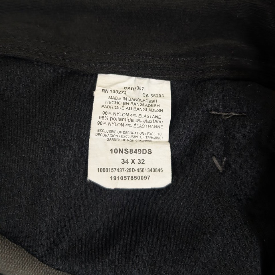 Wrangler ATG Tech Pants Mens 34×32 Gray Utility Hiking Outdoor Cargo Slack