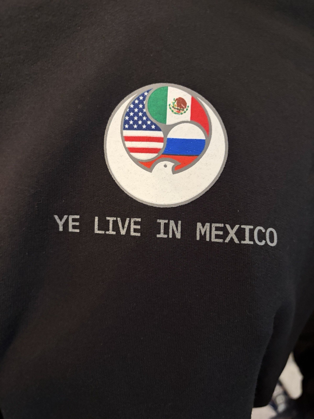 Kanye West Ye Live In Mexico City Size 2 Merch Hoodie /HD-01 / New Yeezy Black