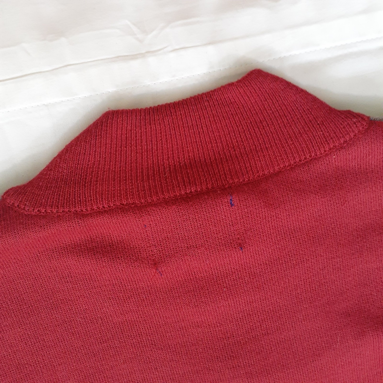 Ballantyne Edinburgh 1/4 Zip Sweater Mens 2XL Red Argyle Long Sleeve Classic VTG