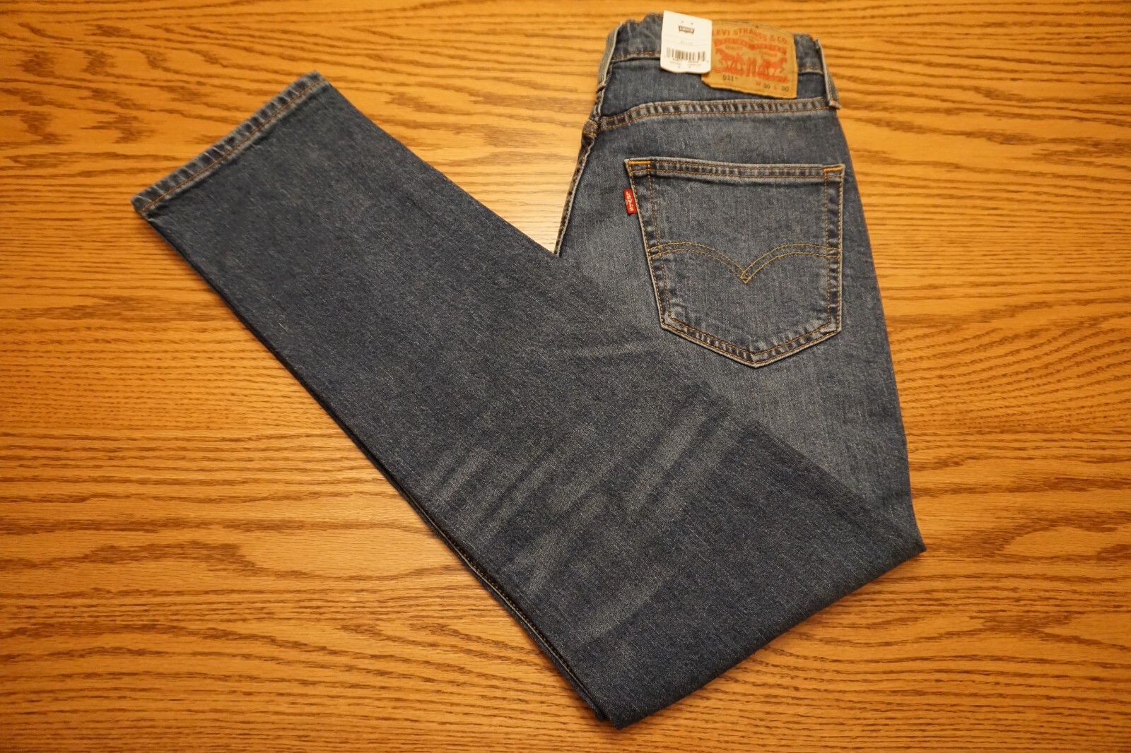 NWT MEN’S LEVI JEANS 511 Multiple Sizes Slim Below Waist Flex Eco Performance