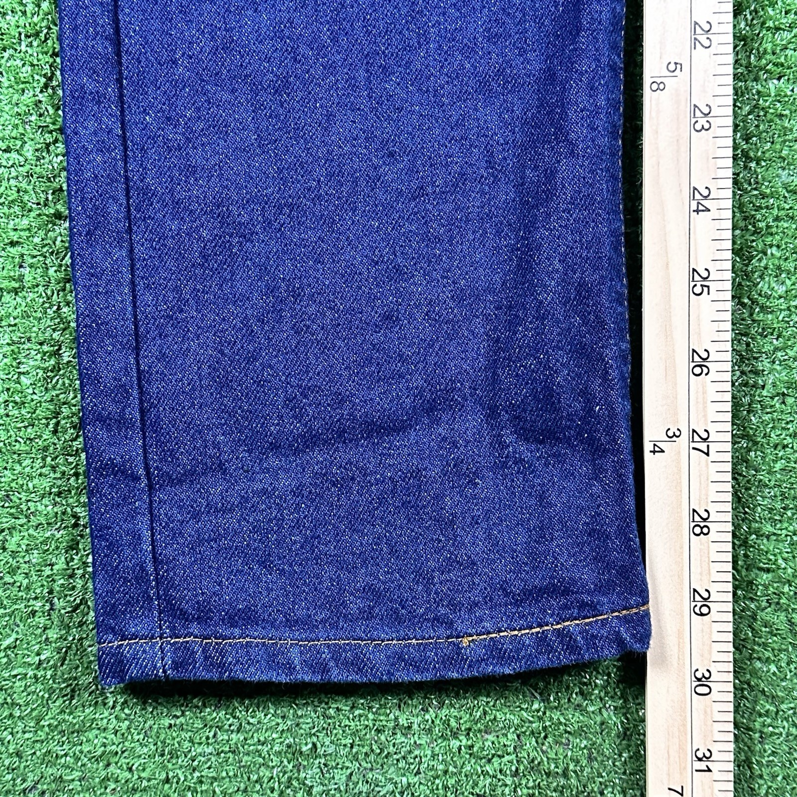 Vintage 80s Levis 718 Students Orange Tab Jeans Made in USA 26×30 Dark Wash