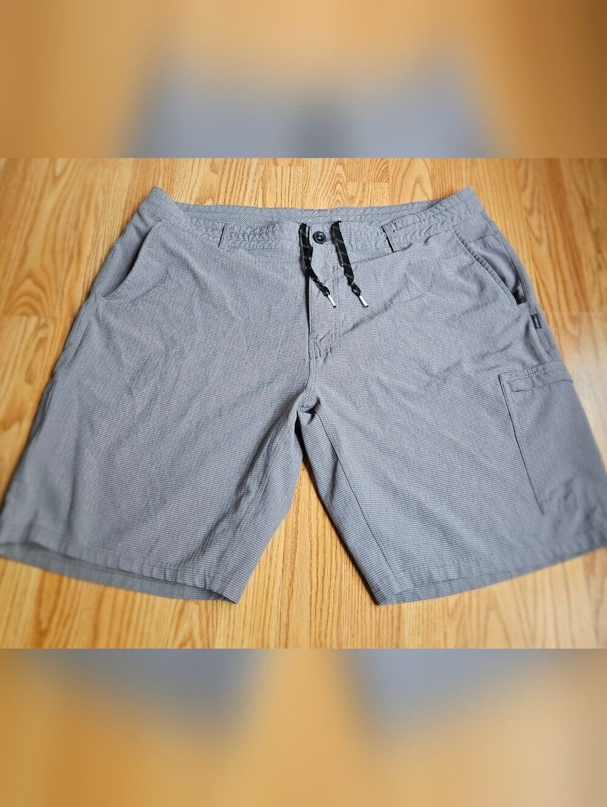 ​O’Neill Men’s Hybrid Walk Shorts Size 40 Gray Pinstripe Boardshorts Cargo Pocke
