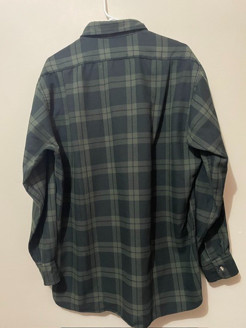 Cabela’s Flannel Button Up Shirt Men’s XL Regular Green/Black Plaid Long Sleeve
