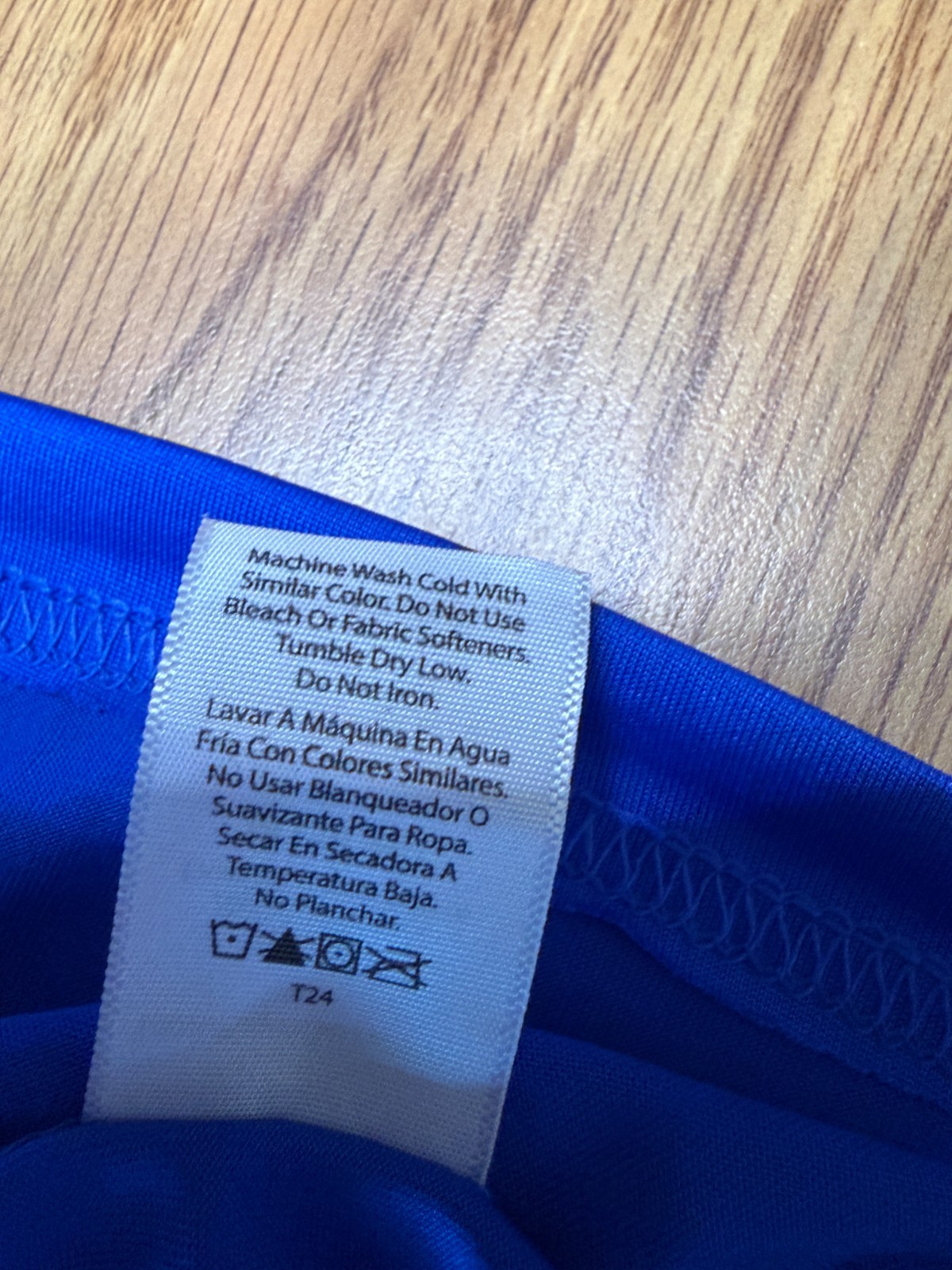 Athletic Works Men’s DriWorks Performance T Shirt Royal Blue Size Medium