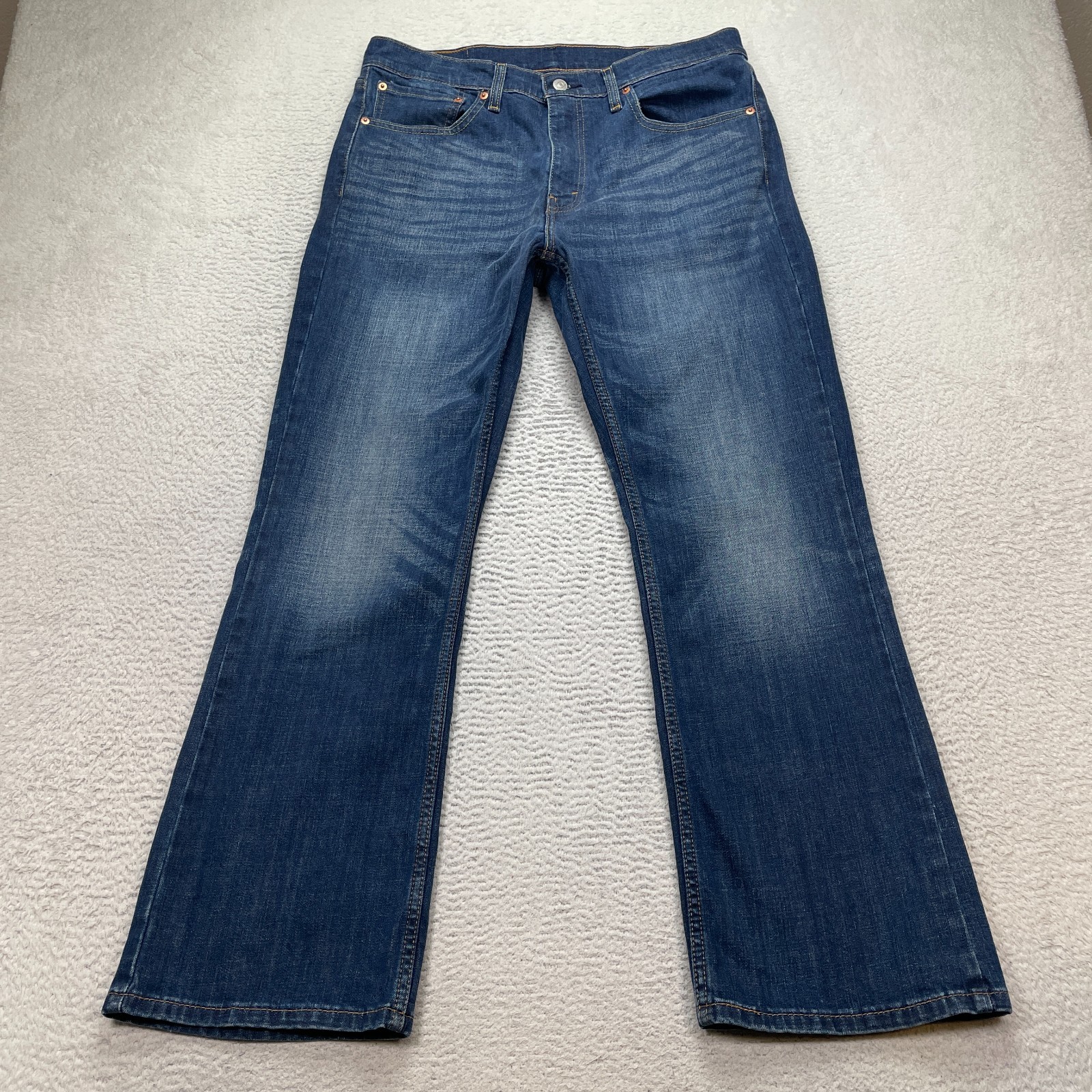 Levi’s 527 Jeans Mens 34×30 Bootcut Blue Denim Casual Cowboy Western