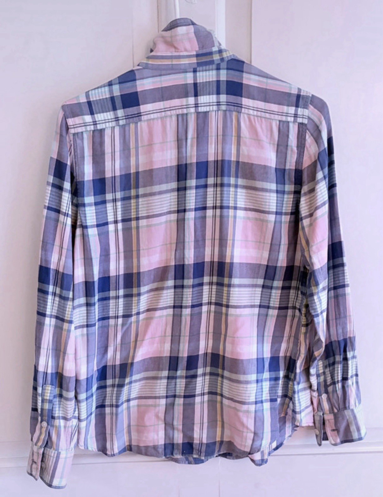 Ralph Lauren Pastel Plaid Long Sleeve Shirt – Pink/Blue/Multicolor