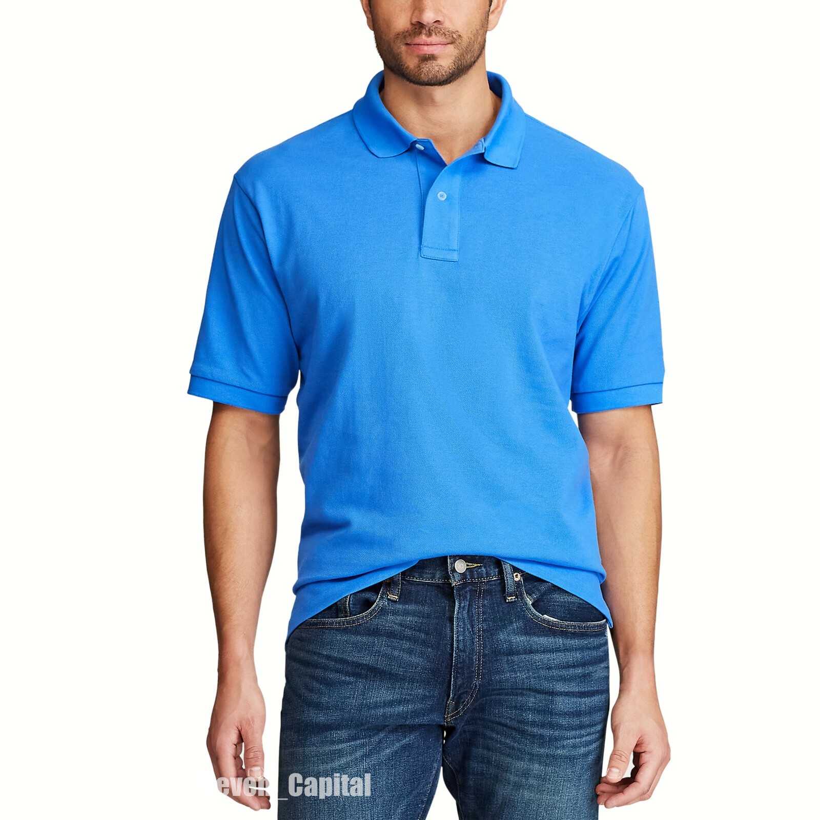 Men’s Polo Shirt Golf Sports Cotton Short Sleeve Jersey Casual Plain T Shirt