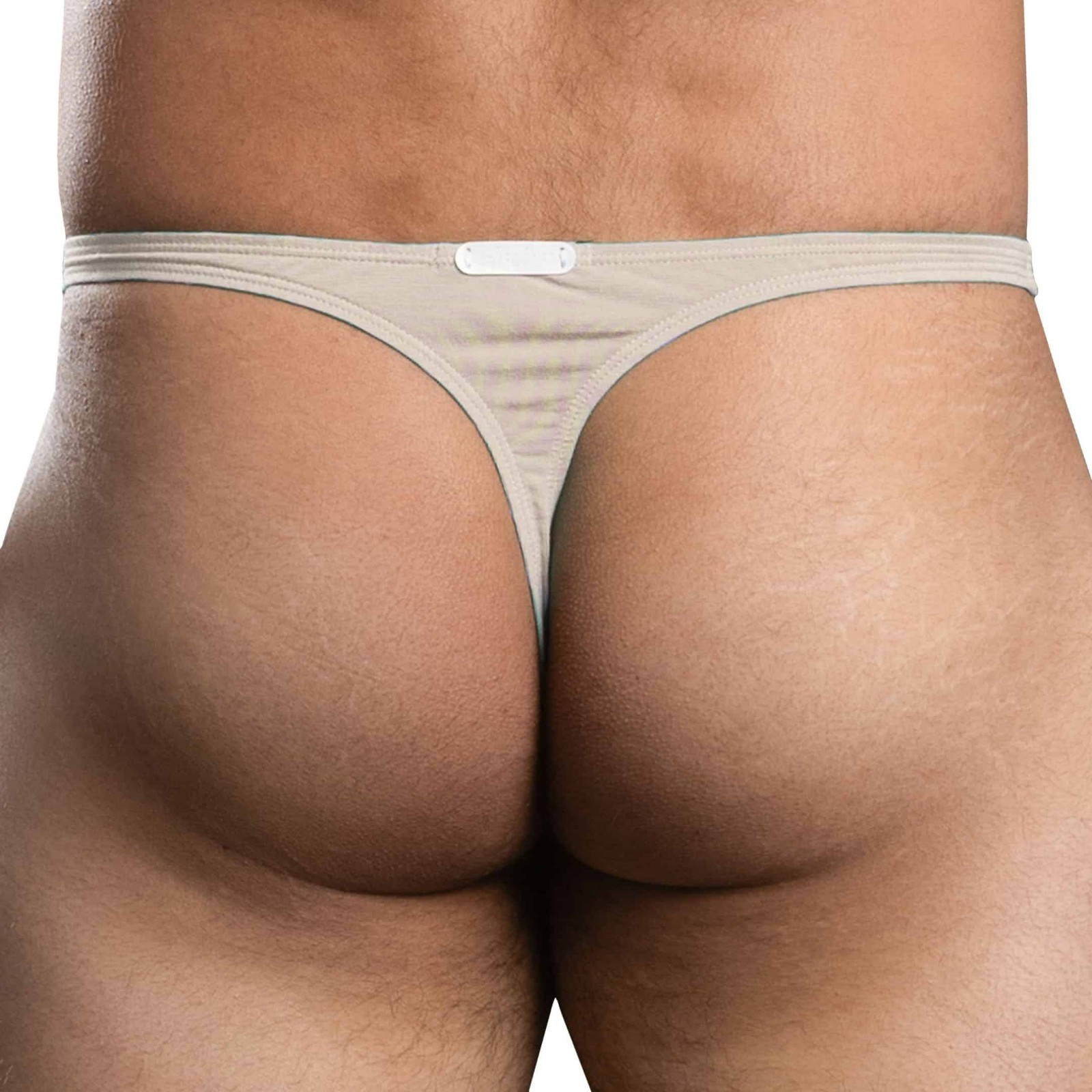 Andrew Christian Size XL Solid Ultra Low-Rise No-Show T-Back Thong – Taupe