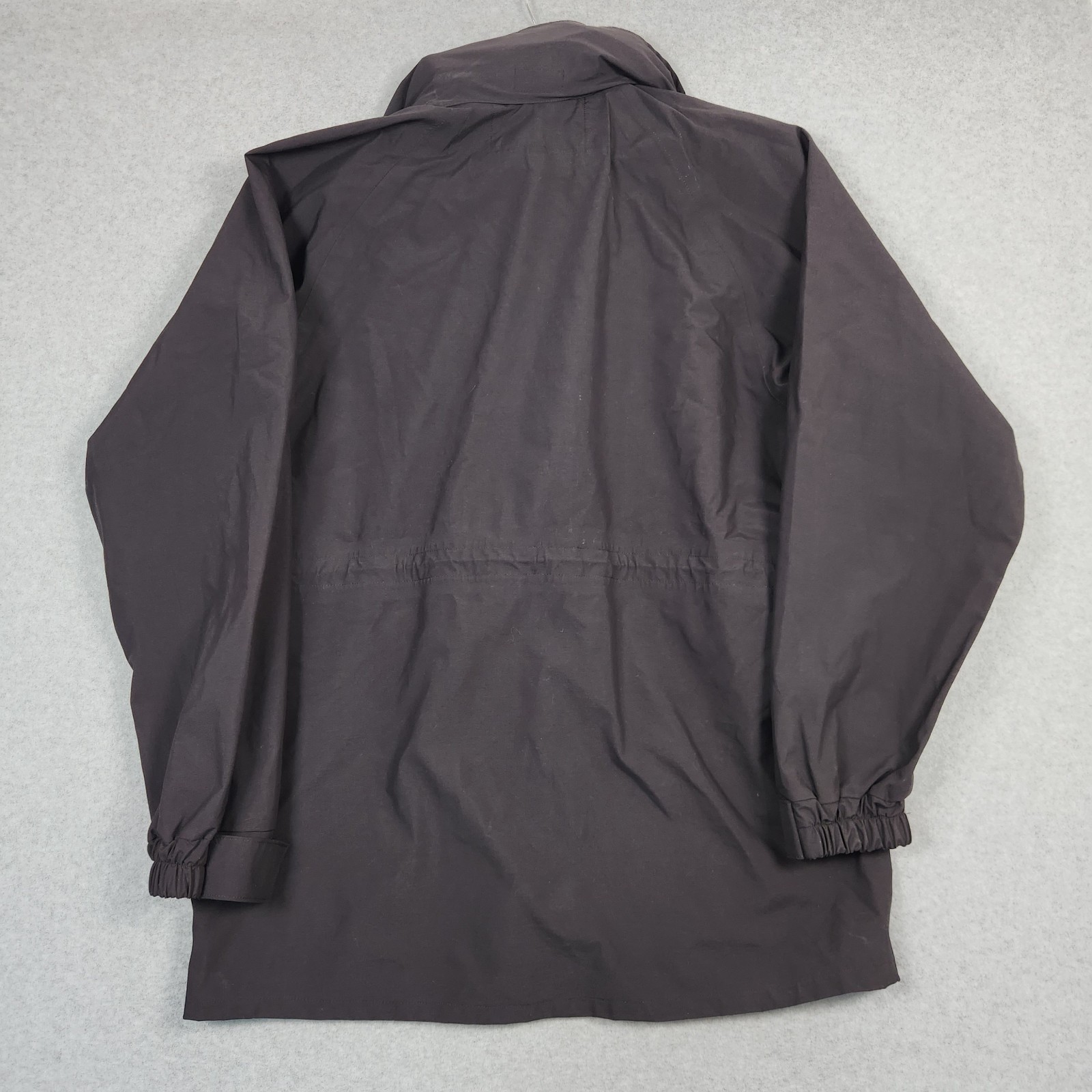 US Military Parka Cold Weather Mens Medium Long Black Navy GoreTex Hooded Jacket