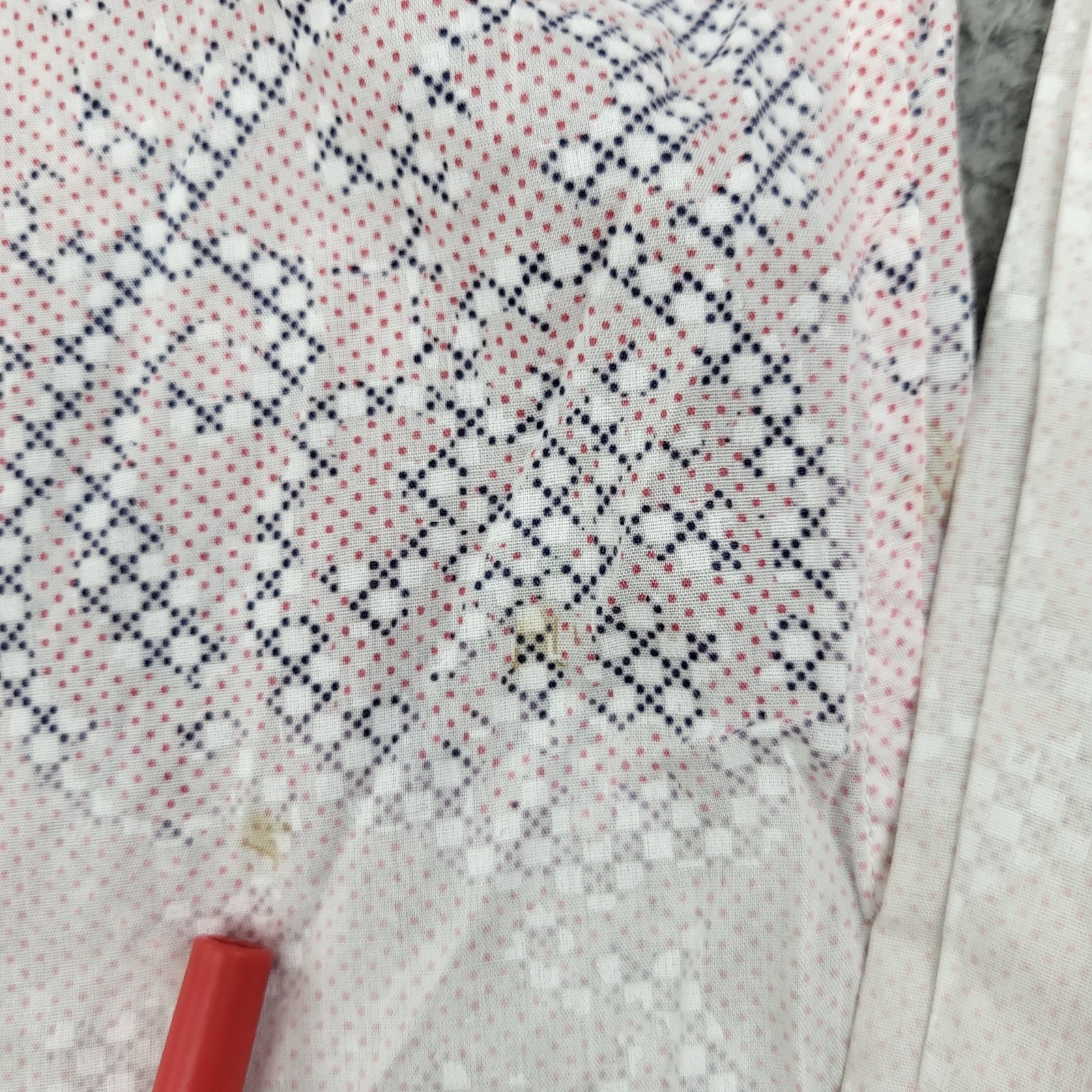 Elie Tahari Shirt Mens Large Multicolor Geometric Button Up