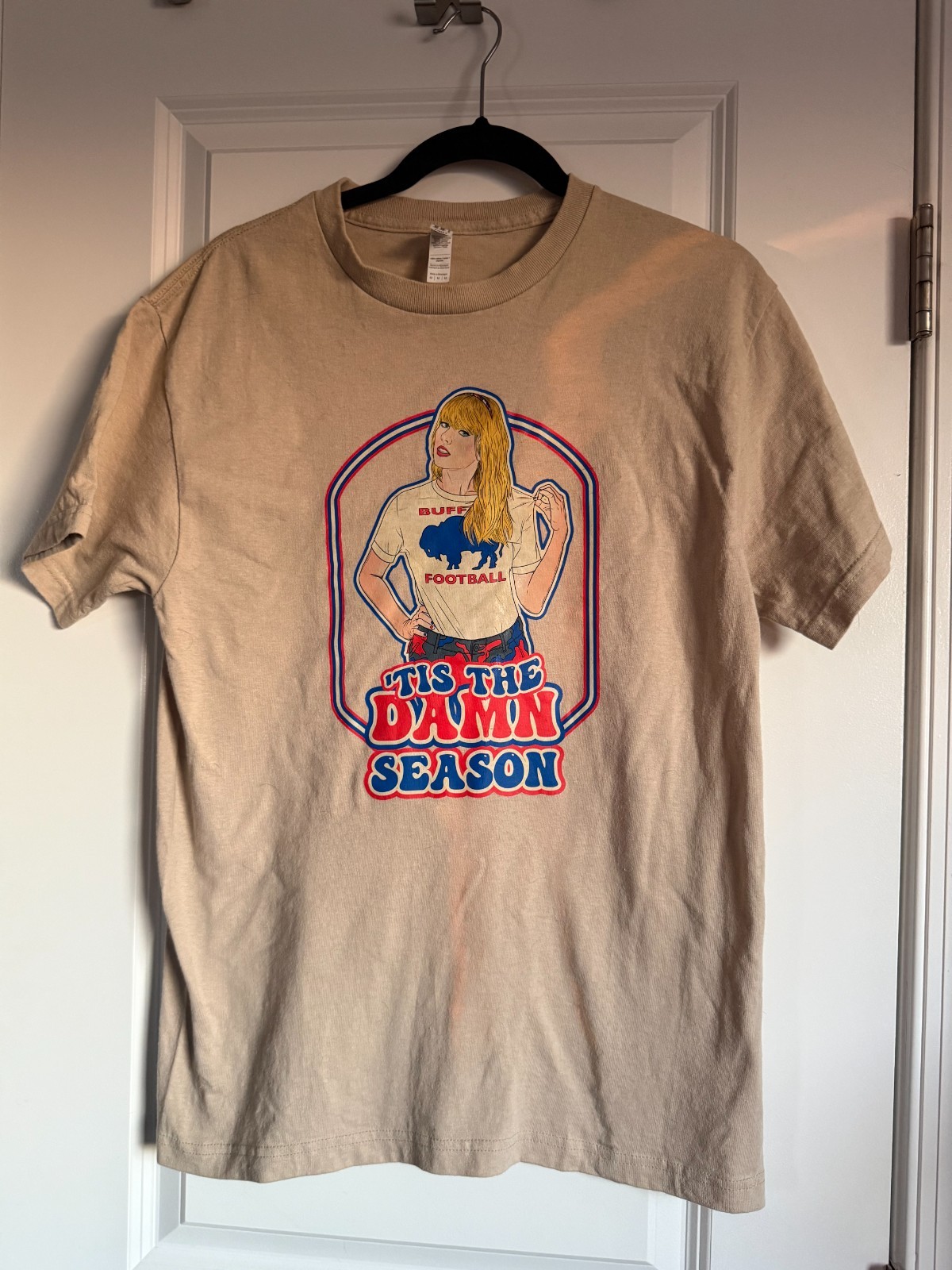 Taylor Swift Buffalo Bills Tis The Damn Season Graphic Tee American Apparel Med