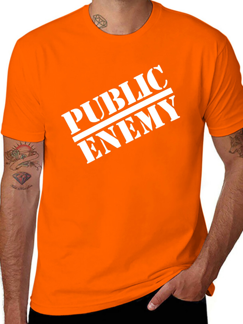 Public Enemy Official Big Logo T-Shirt Funny Tee Gift, Size M – 3XL