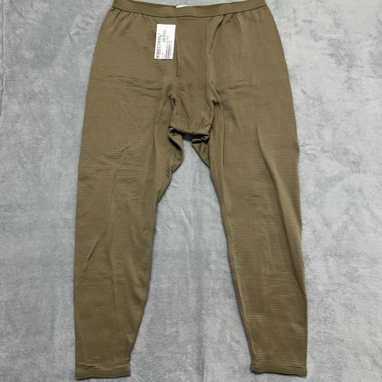 NEW US Military Coyote Brown Cold Weather Polypropylene Drawers Pants Men XL Reg