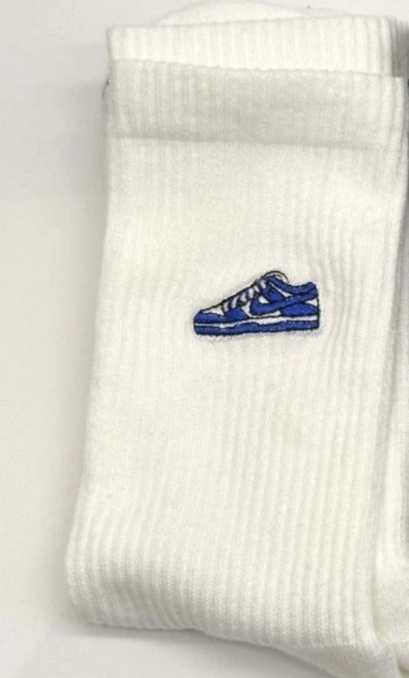 Nike Men’s Everyday Plus Dunk Cushioned Crew Socks White Size L Without Tags