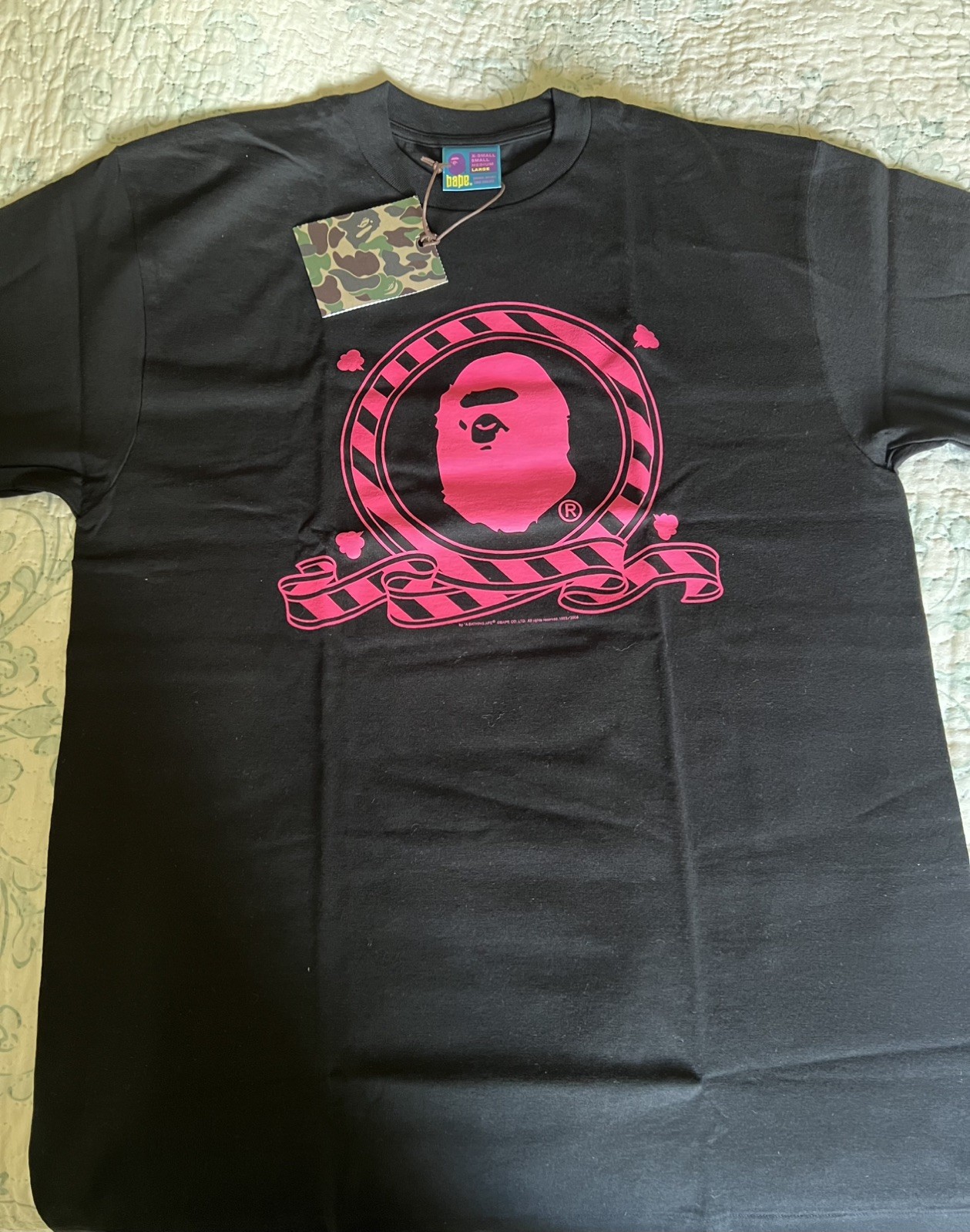 Authentic Vintage Bape T Shirt Large NWT