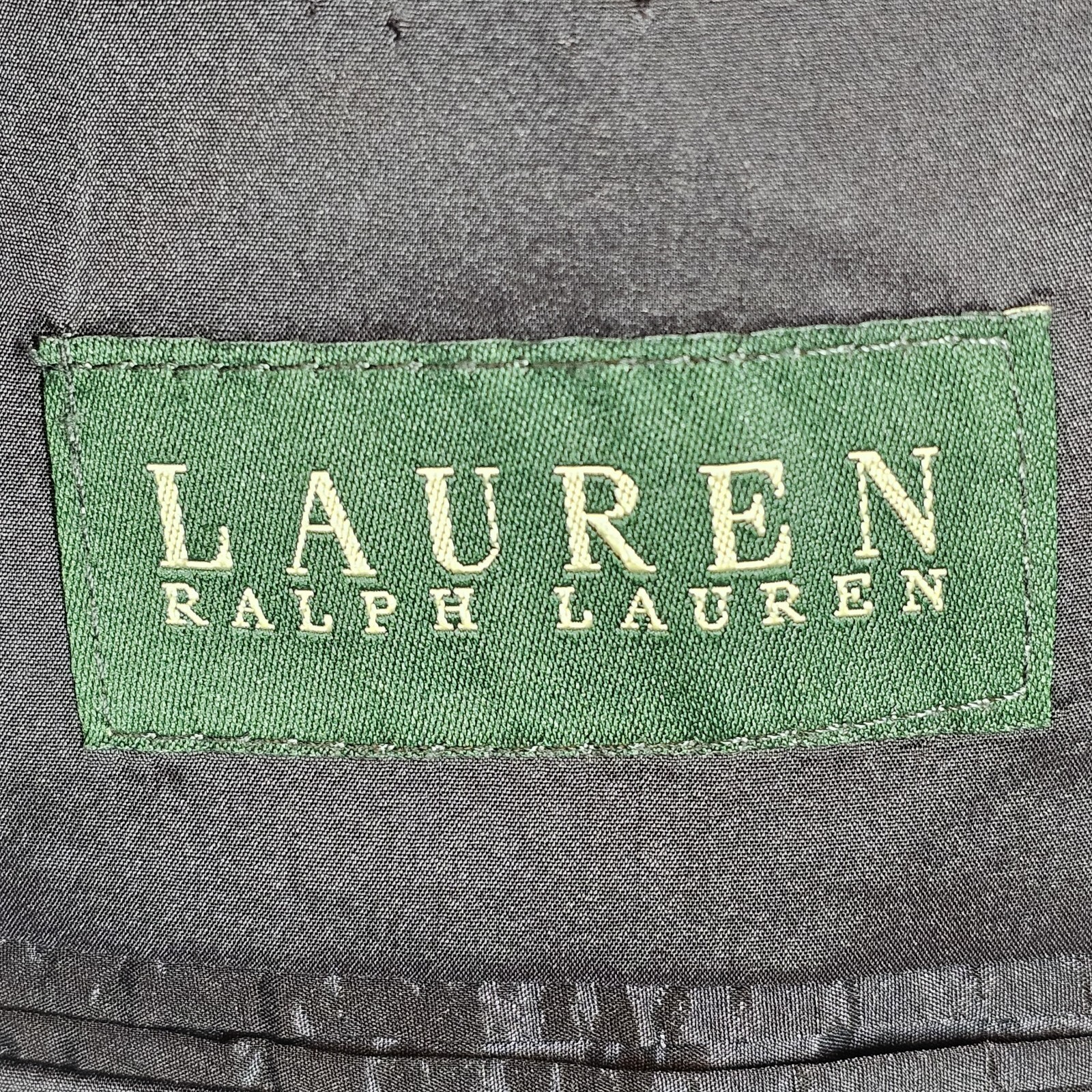 Lauren Ralph Lauren VTG Blazer Coat Jacket Made in Canada Gray 100% Wool 40R