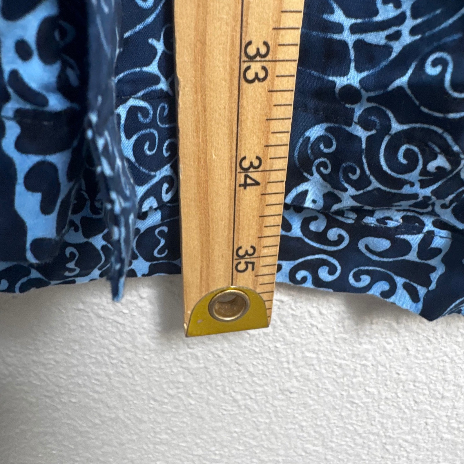 Johari West Batik Hawaiian Shirt Bundle XLT Tall Blue Purple Cotton 2 Pack