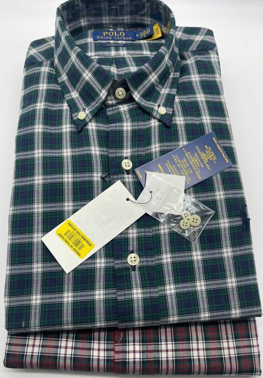 Men’s Polo Ralph Lauren Oxford Classic Fit Button-Down Shirt Green Multi 0027
