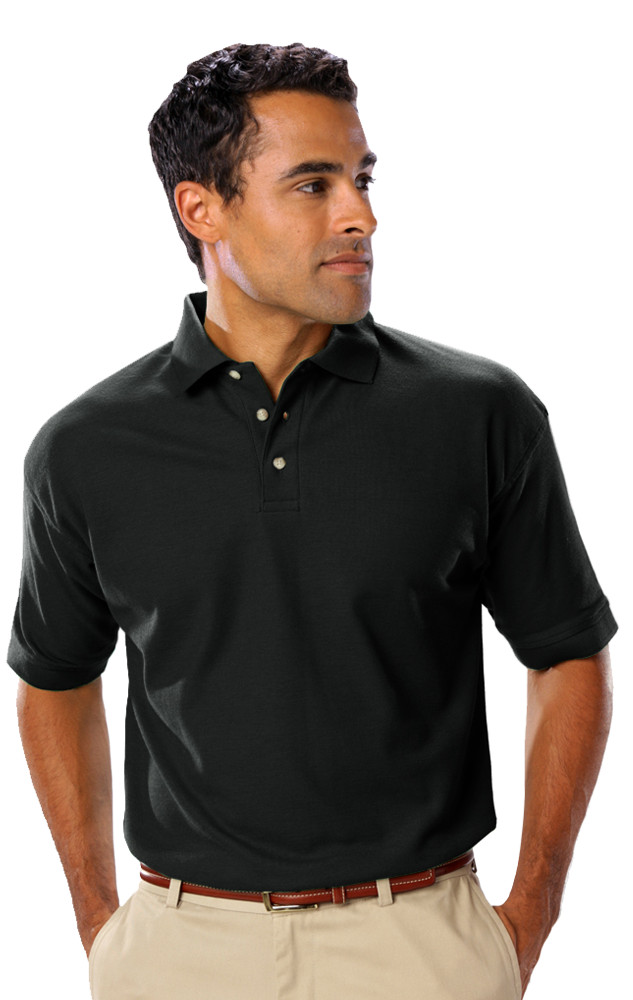 Blue Generation BG7203 Men’s Poly/Cotton Blend Scotchgard Pique Polo Shirt