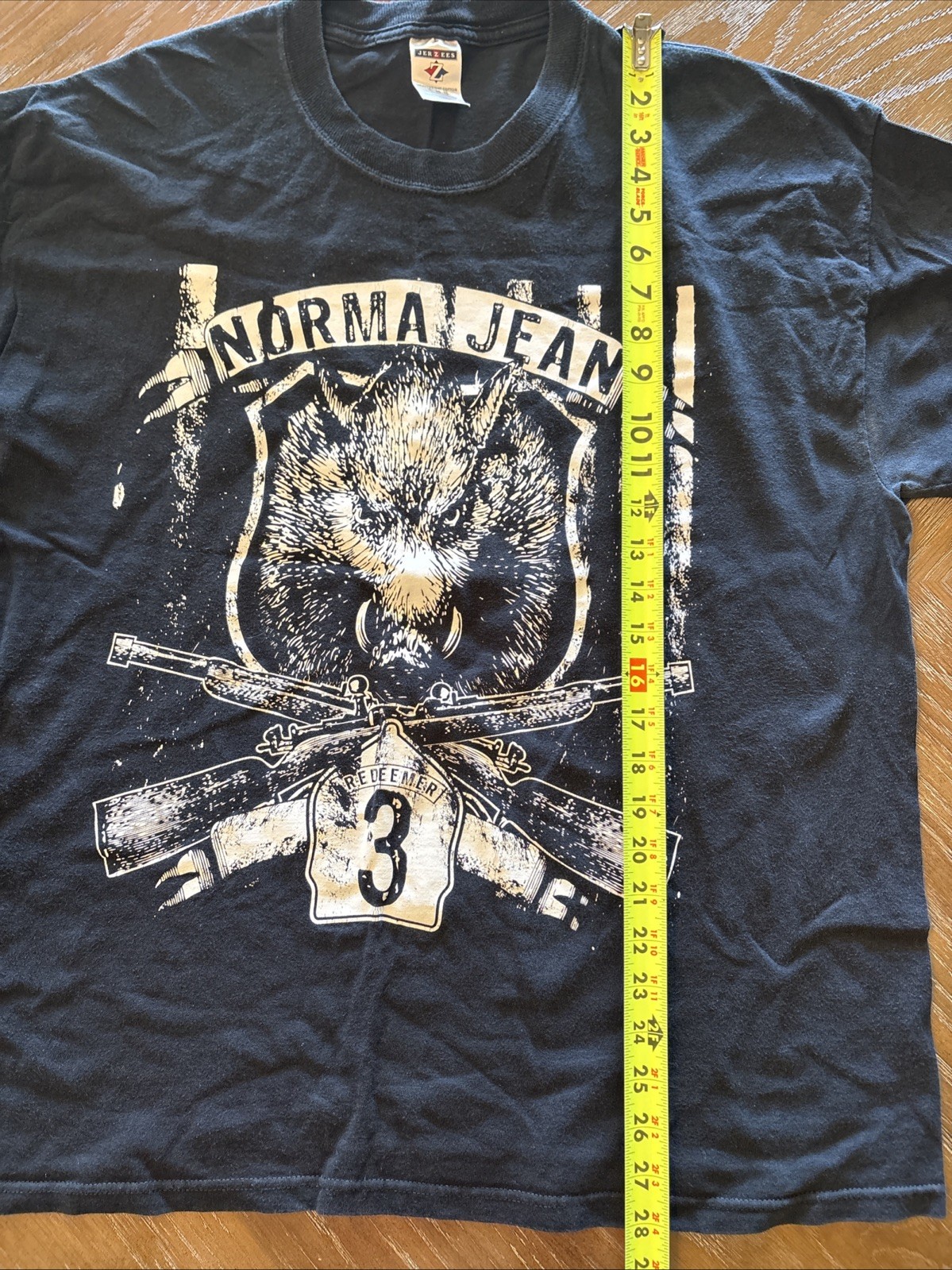 VTG Y2K Norma Jean Redeemer Support Southern Rock Shirt XL Solid State Metalcore