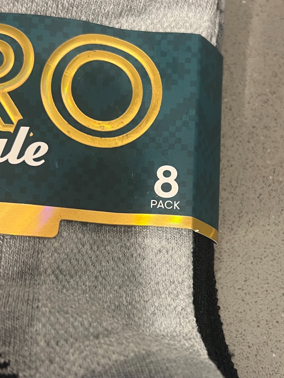 Aeropostale 8 Pair Athletic Low Cut Black Socks.- Men’s Shoe Size 6-12 NEW $38