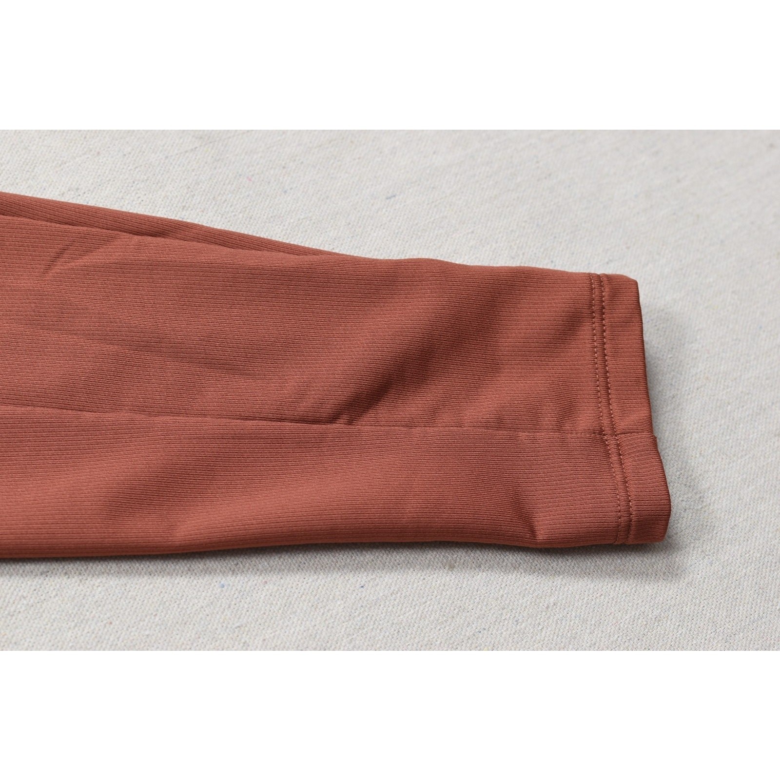 Nike Running Dri-FIT 1/2 Zip Pullover Men’s Size L Terracotta Orange Long Sleeve